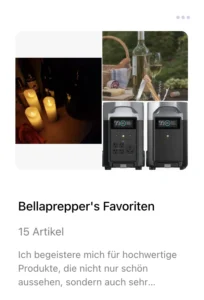 Benable Bellaprepper's Favoriten